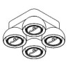PSM Lighting Olivia 1816 Ceiling Lamp