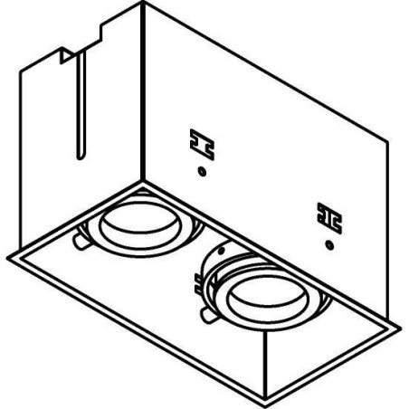 PSM Lighting Spinner X Ds 1882Ds.Es50 Recessed Spot