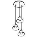 PSM Lighting Iconic 4608.J.E27.SH.BZ.53 PSM Lighting Iconic 4608.J.E27.SH.BZ.53.TXJ Suspension lamp