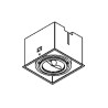 PSM Lighting Spinner X 1871 Recessed Spot