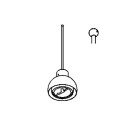PSM Lighting Olivia 1817.B3 Suspension Lamp