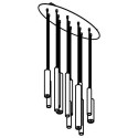 PSM Lighting Bach 4977.13 Suspension Lamp