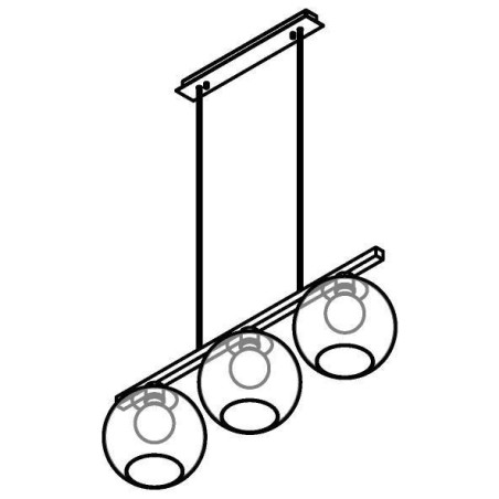 PSM Lighting Moby Sh 5156.3B.E27 Suspension Lamp