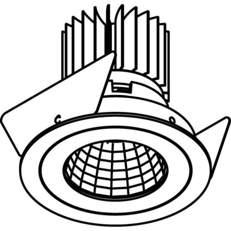 PSM Lighting Ø80 Luxor Xtm.1300.10010.S2 Recessed Spot
