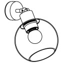 PSM Lighting Moby Sh 5136.SH.A Wall lamp