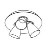 PSM Lighting Cupido 623.Ar70 Ceiling Lamp