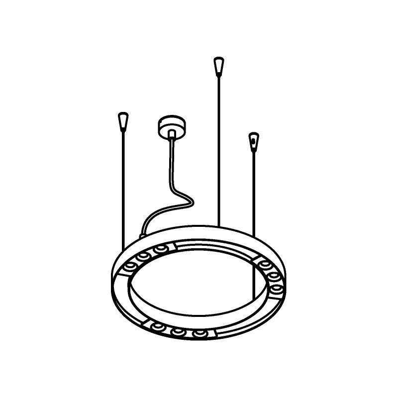 PSM Lighting Hula Hoop 2110 Suspension lamp