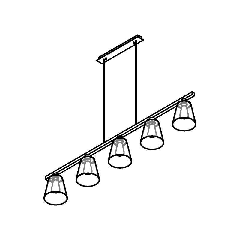 PSM Lighting Shake 5585.E27 Suspension Lamp