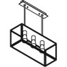 PSM Lighting Tavolo 5100.3X.Xlc Suspension Lamp