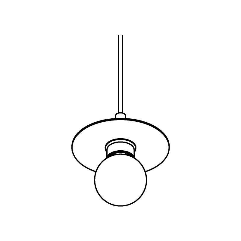 PSM Lighting Angelo 4984.Sh.E27 Suspension Lamp