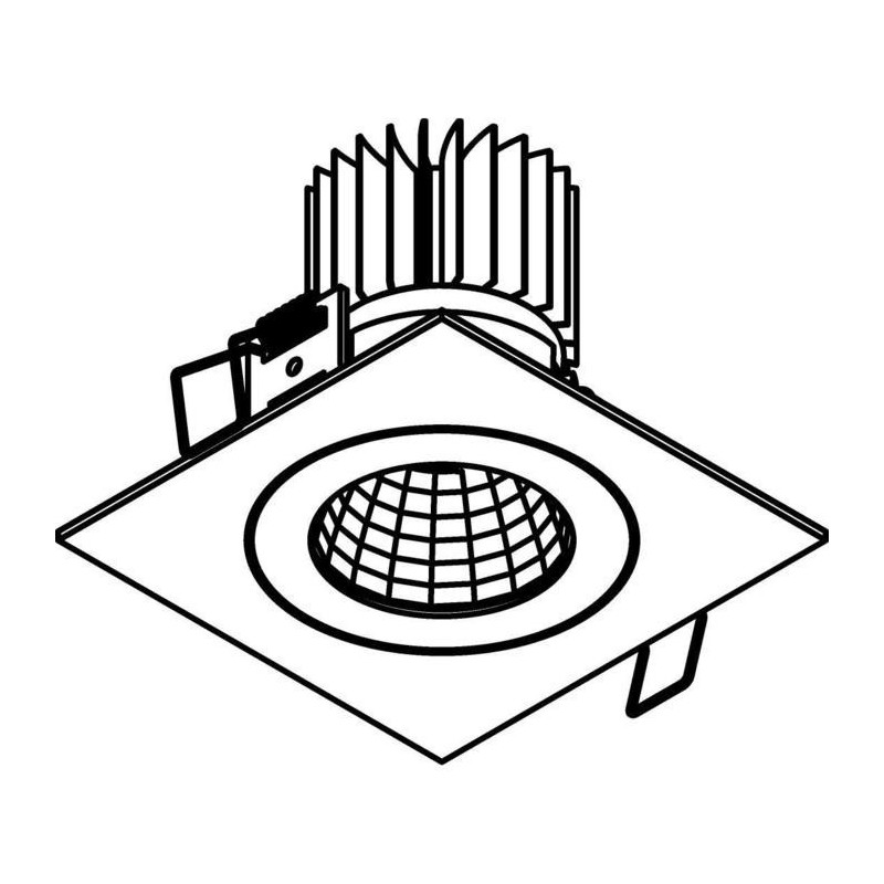 PSM Lighting Ø80 Luxor Xtm.1300.10012.S1 Recessed Spot