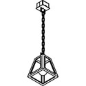 PSM Lighting Polo W743.B.Ch Suspension Lamp