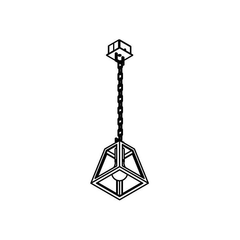 PSM Lighting Polo W743.B.Ch Suspension Lamp