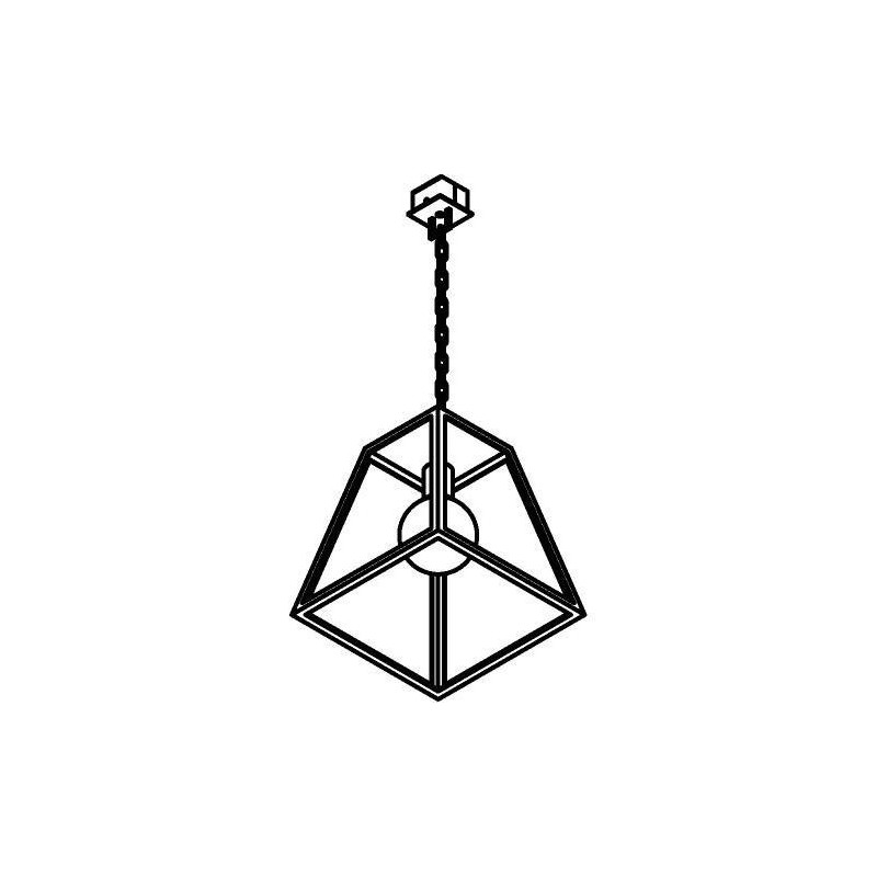 PSM Lighting Polo W749.Ch Suspension Lamp