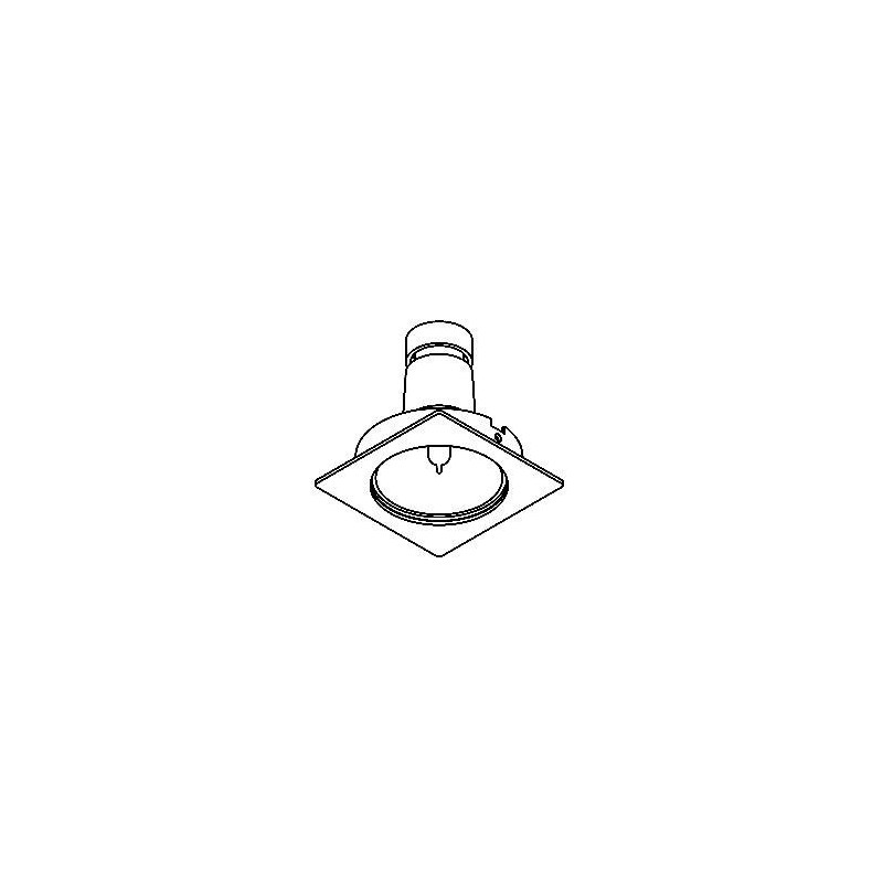 PSM Lighting Square Click System Casaltoes63 Recessed Spot