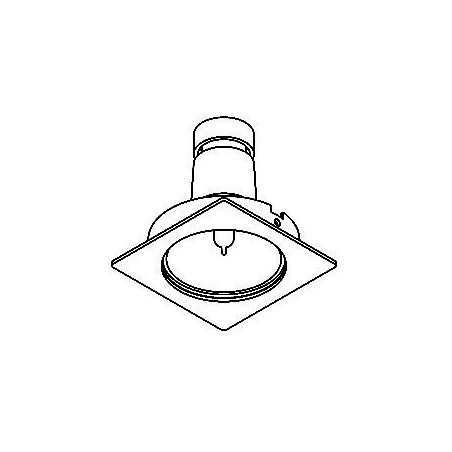 PSM Lighting Square Click System Casaltoes63 Recessed Spot
