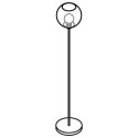 PSM Lighting Moby Sh 1536.SH.C Floor lamp