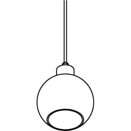 PSM Lighting Moby Sh 4967.A.E27.Sh Suspension Lamp
