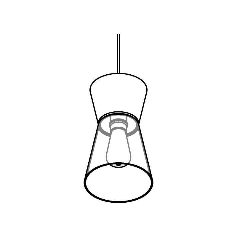 PSM Lighting Shake 5555.E27 Suspension Lamp