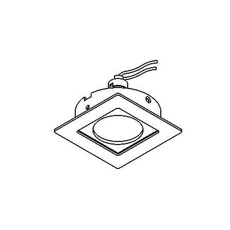 PSM Lighting Square Click System Casroma.Dicro Recessed Spot