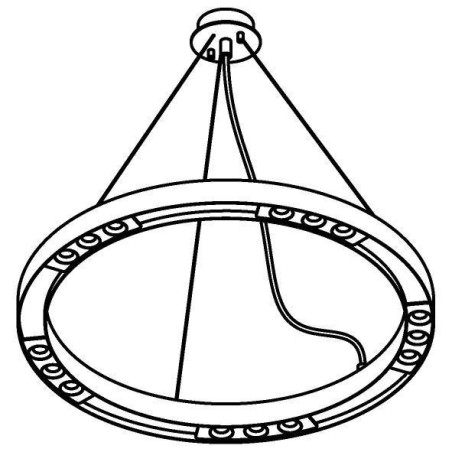 PSM Lighting Hula Hoop 2113 Suspension lamp
