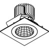 PSM Lighting Ø100 Luxor Xtm.1300.10039.S2 Recessed Spot
