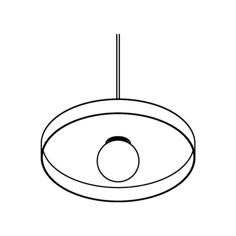 PSM Lighting Skivve 4992.E27 Suspension Lamp