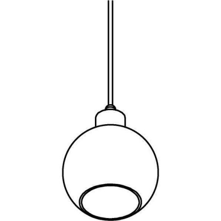 PSM Lighting Moby Sh 4976.A.E27.Sh Suspension Lamp