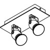 PSM Lighting Victor 3212 Ceiling Lamp