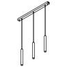 PSM Lighting Jacob 1922.3 Suspension Lamp