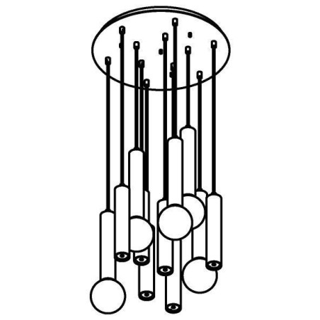 PSM Lighting Mero 1927 Suspension Lamp