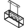 PSM Lighting Tavolo 5101.3X.Xlo Suspension Lamp
