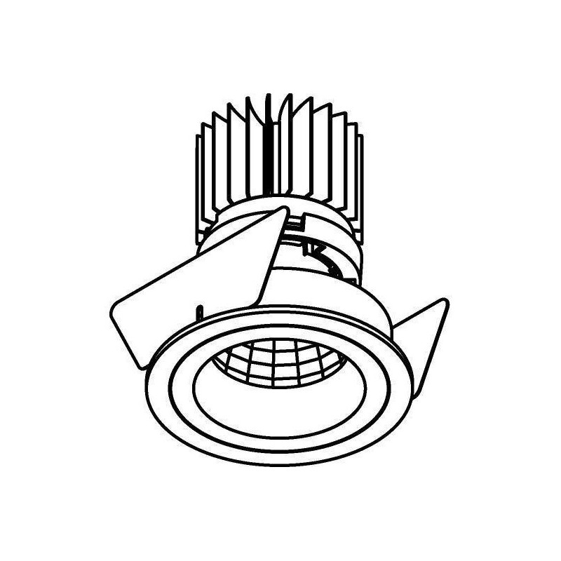 PSM Lighting Ø70 Luxor Xtm.1300.10028.S2 Recessed Spot