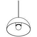 PSM Lighting Hangover 1624 PSM Lighting Hangover 1624.190.TX1 Suspension lamp