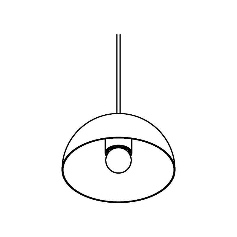 PSM Lighting Hangover 1624 PSM Lighting Hangover 1624.190.TX1 Suspension lamp
