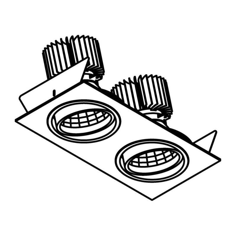PSM Lighting Ø100 Luxor Xtm.1300.10050.S2 Recessed Spot