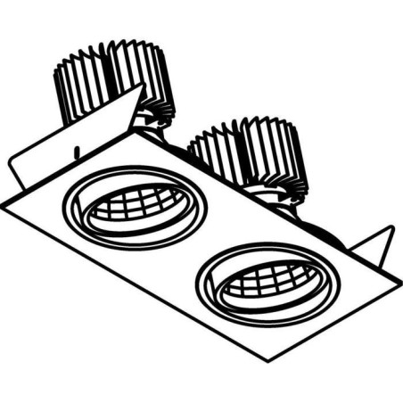 PSM Lighting Ø100 Luxor Xtm.1300.10050.S2 Recessed Spot