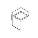 PSM Lighting Arcade W3080B.Down Wall Lamp