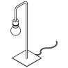PSM Lighting Cleo 1566.Sh Table Lamp