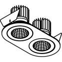 PSM Lighting Ø80 Luxor Xtm.1300.10046.S2 Recessed Spot