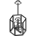 PSM Lighting Polo W747.2.B3 Suspension Lamp