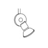 PSM Lighting Discus 6080 Ceiling Lamp / Wall Lamp