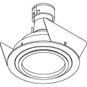 PSM Lighting Ø80 Convertible Aquanodot.Es50 Recessed Spot
