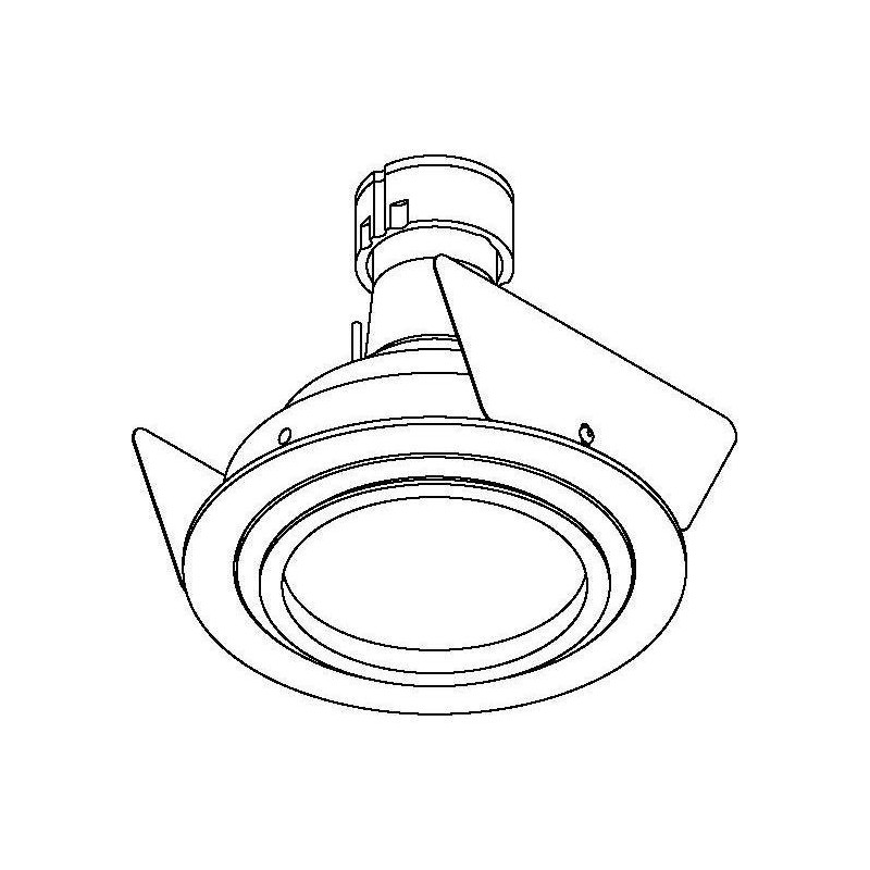 PSM Lighting Ø80 Convertible Aquanodot.Es50 Recessed Spot