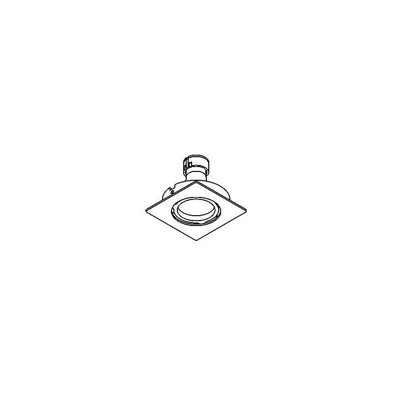 PSM Lighting Square Click System Casouzo.Es50 Recessed Spot