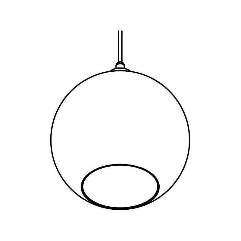 PSM Lighting Moby Sh 5063.C.E27.Sh Suspension Lamp