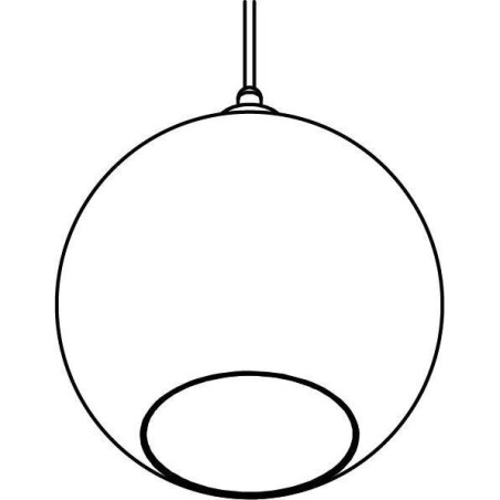 PSM Lighting Moby Sh 5063.C.E27.Sh Suspension Lamp