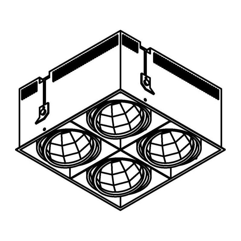 PSM Lighting Spinner Xtm 4074.Ip20 Recessed Spot