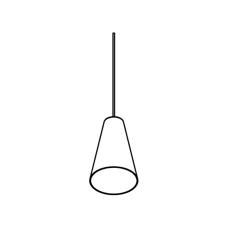 PSM Lighting Iconic 4611.G.E27.BZ.53 PSM Lighting Iconic 4611.G.E27.BZ.53.TXJ Suspension lamp