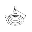 PSM Lighting Ø80 Convertible Picodown50 Recessed Spot